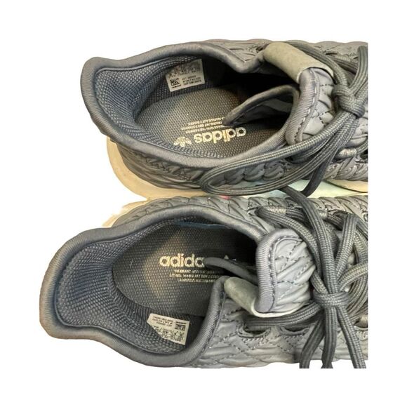 Adidas Tubular Diamond Pattern Running Shoes Sneaker Shadow Onix Gray 8 - Picture 9 of 11